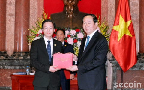 Secoin tham gia buổi gặp mặt với Chủ tịch nước